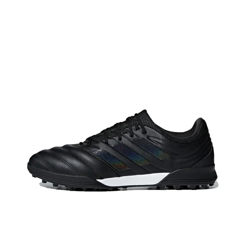 Adidas Copa 19.3 TF Rubber Broken Studs Wear resistant And Lightweight Soccer Shoes Men's Black-0