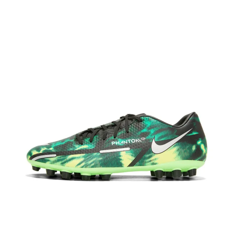 Nike Phantom GT2 Academy SWAG 'Black Green Strike Metallic Platinum'-0