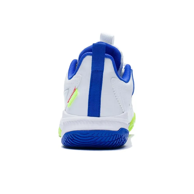 LiNing Battle Halberd Ⅲ LITE Cushioning Anti-Slip And Wear-Resistant Low-Top Badminton Shoes Unisex White Blue-5