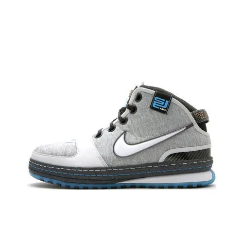 Nike Lebron 6 Vintage Basketball Shoes Men Mid-Top Matte Silver/Sea Blue/Black