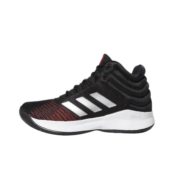 Adidas Pro Spark 2018 Basketball Shoes 'Core Black / Silver / Scarlet'