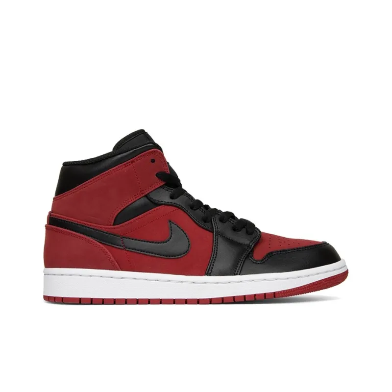 Jordan 1 Mid Gym Red Black-1