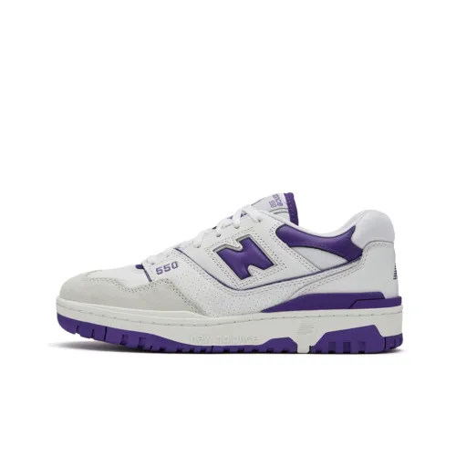 New Balance 550 White Purple