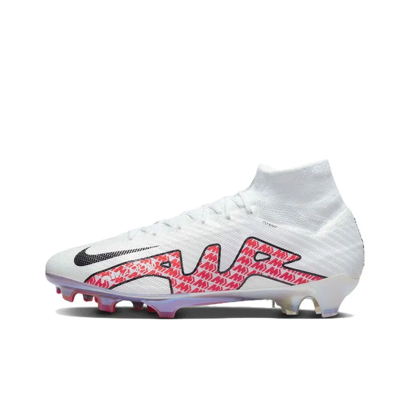 Nike Zoom Mercurial Superfly 9 Elite Fg White Bright Crimson-0