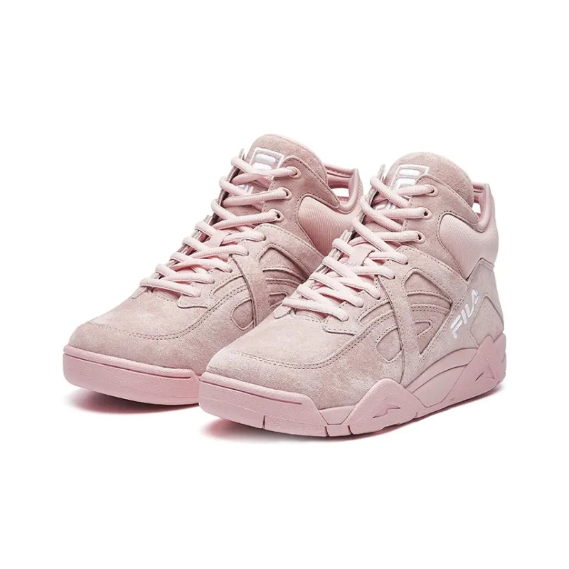 FILA Cage Retro Basketball Shoes Pink Women's-2