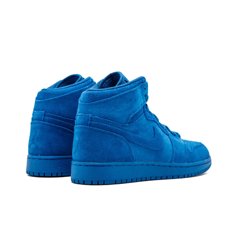 Jordan 1 Retro High Blue Suede GS-3