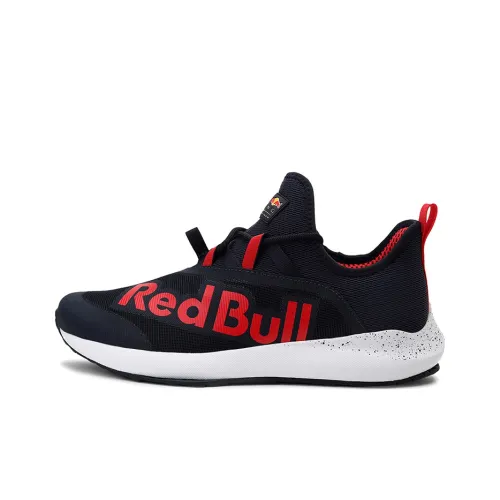 PUMA Red Bull Training Shoes Men Low-Top Black/White/Red