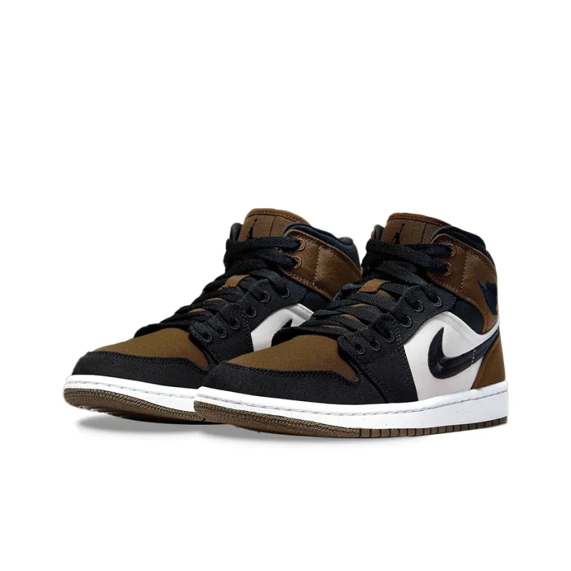 Air Jordan 1 Mid Se 'Olive Toe' Women's-2