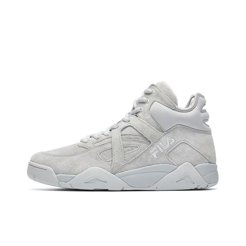 FILA Cage High Top Basketball Shoes Gray-0