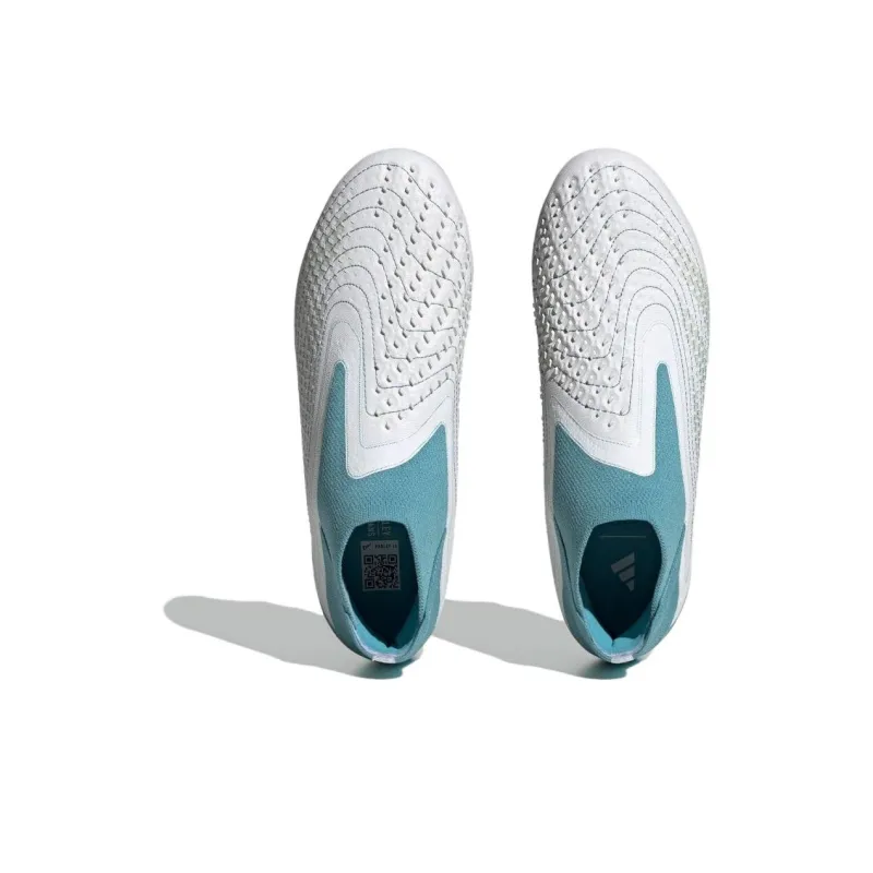 Predator Accuracy+ Adidas Fg 'White Preloved Blue'-3