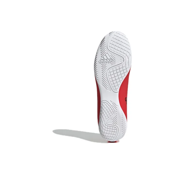 Adidas X Speedflow .4 Indoor Boots Breathable Slip Resistant Soccer Shoes Men's Red Black-5