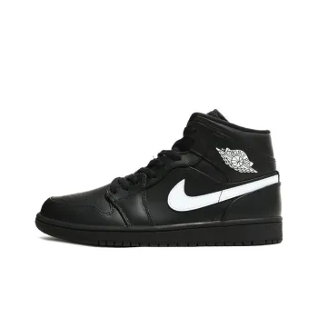 JORDAN 1 Mid Black White 2018