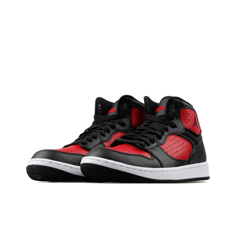 Jordan Access Black Gym Red White-2