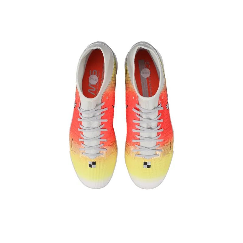 Nike Mercurial Superfly 8 Academy MDS TF Turf 'Orange Yellow Silver'-3