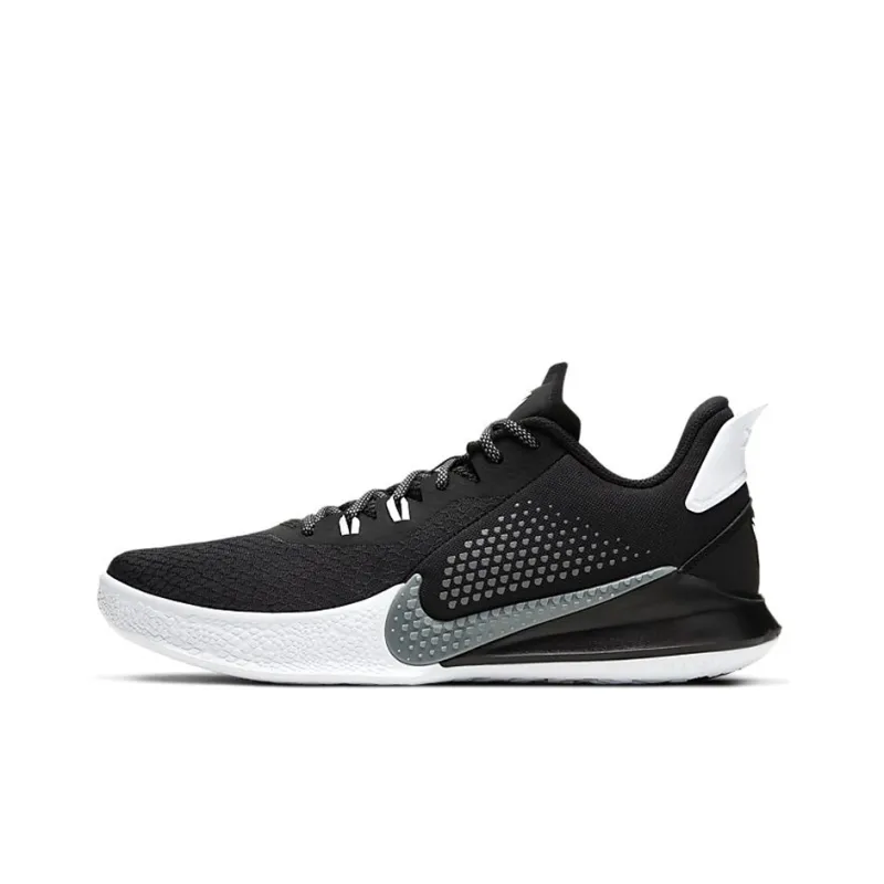 Nike Mamba Fury Black White Smoke Grey-0