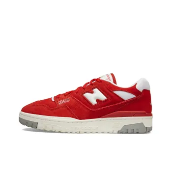 New Balance 550 Suede Pack Team Red