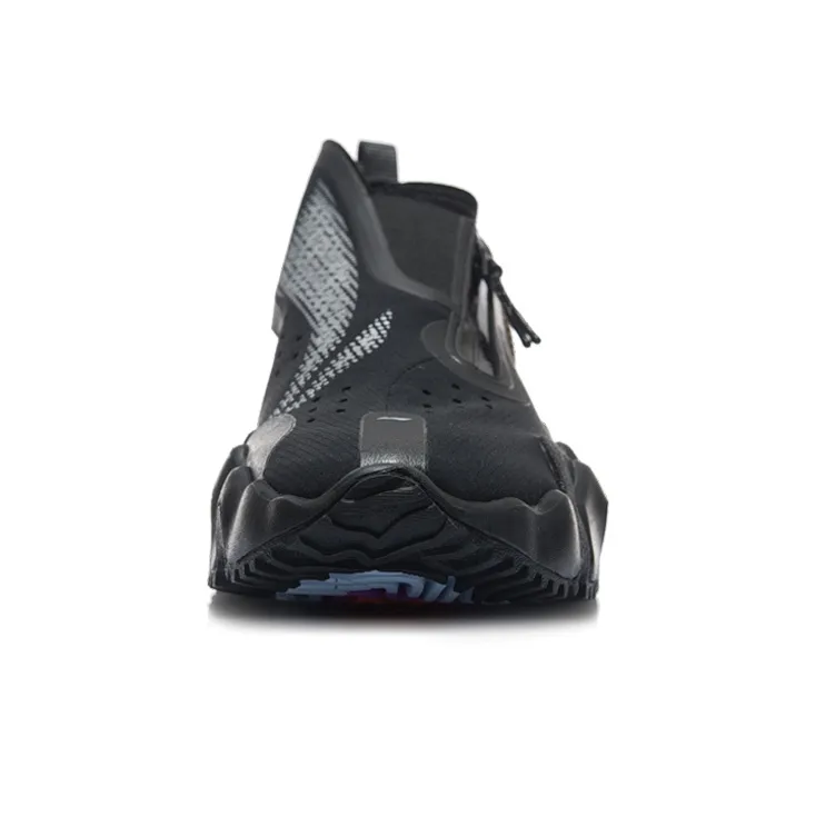 LiNing Wu Xing 2 Vintage Basketball Shoes Men Low Top Black-3