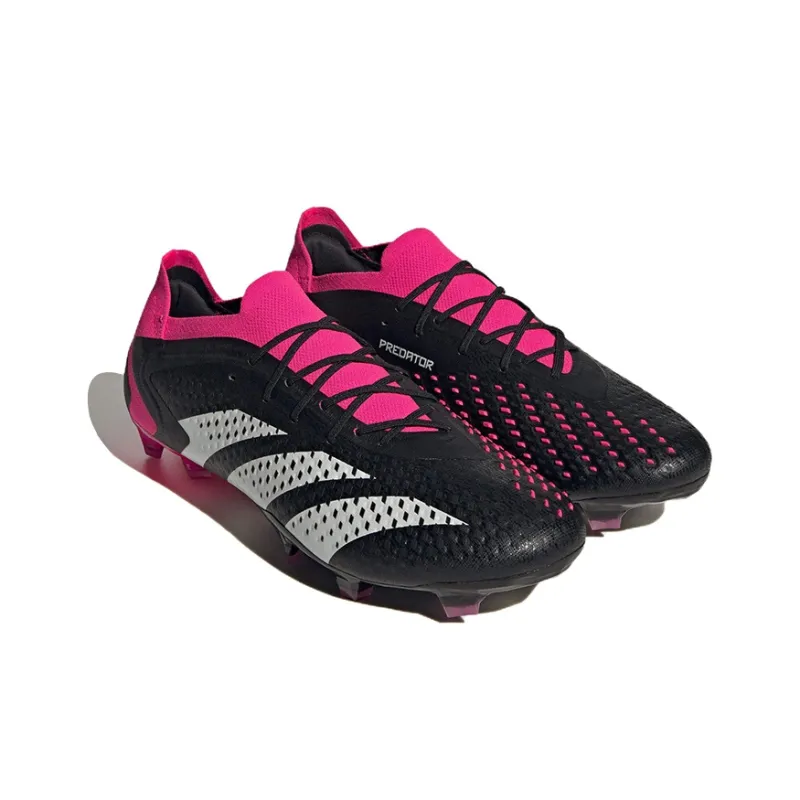 Adidas Predator Accuracy.1 Low Fg Black Team Shock Pink-2