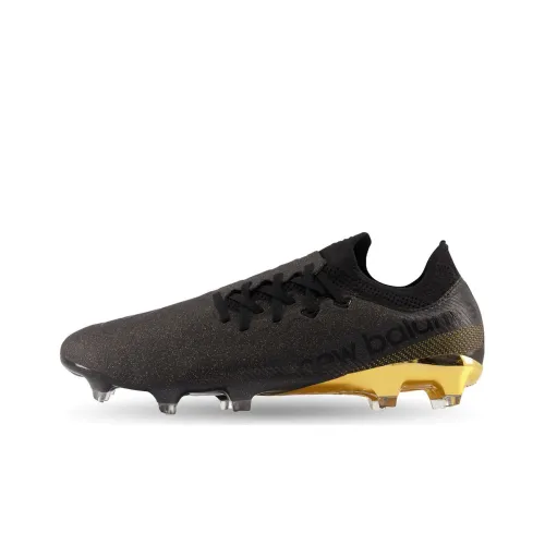 New Balance Furon V7 Soccer Shoes Unisex Low-Top Black/Gold