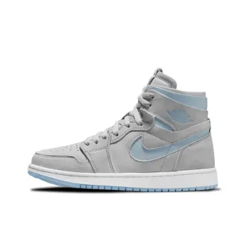 JORDAN 1 High Zoom Air Cmft Grey Fog Celestine Blue Women's