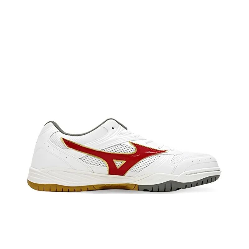 Mizuno Badminton Shoes Unisex Low Top White/Red-1