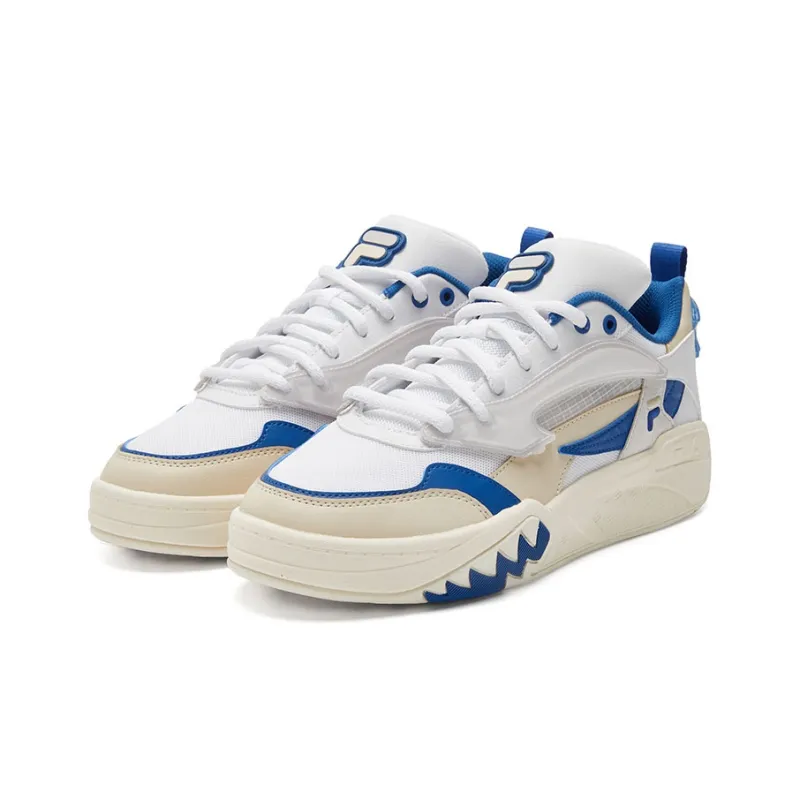 FILA FUSION Classic Basketball Shoes 'White Blue'-1