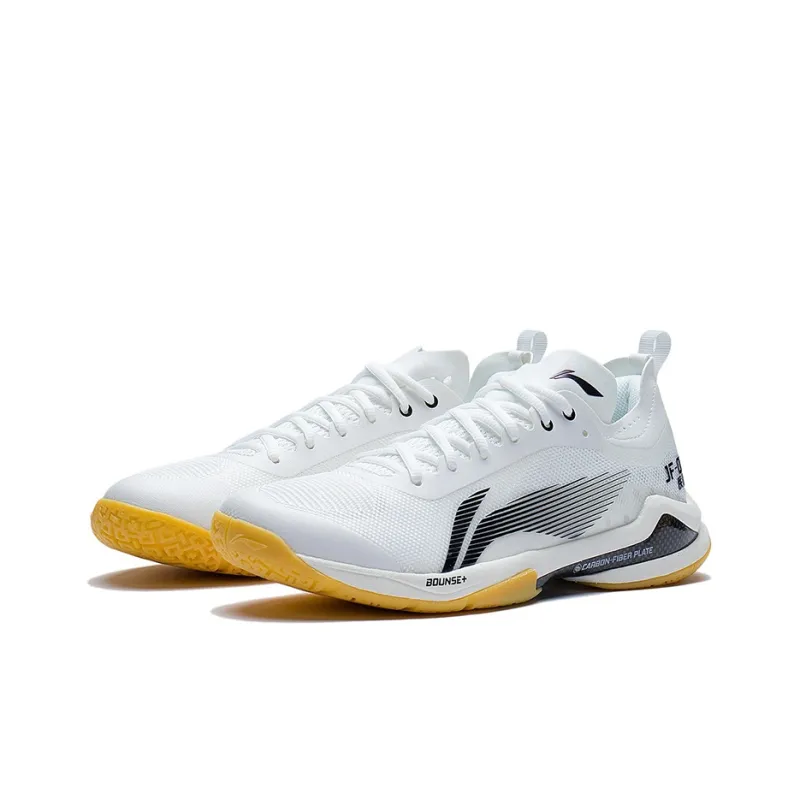 LINING Sprint Pro Badminton Shoes Unisex Low Top Standard White/Black-2