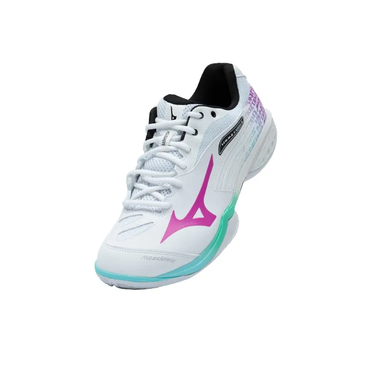 Mizuno Wave Claw 'White Green Purple'-1