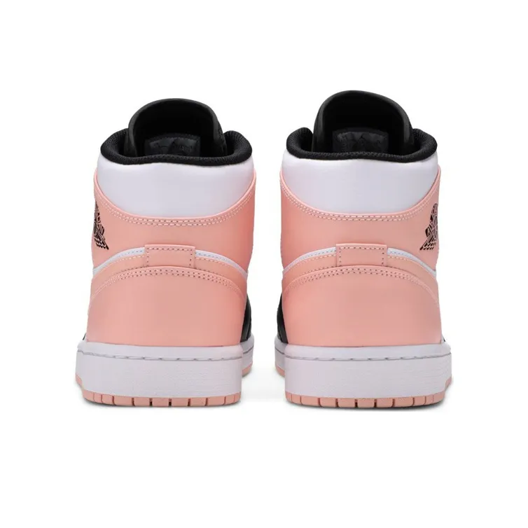 Jordan 1 Mid Arctic Orange Black Toe-3