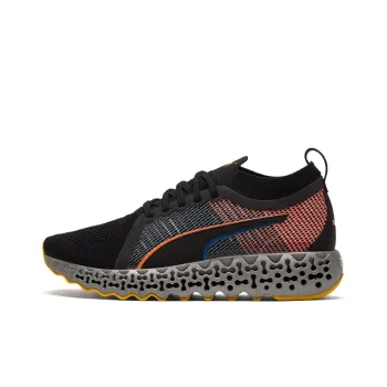 PUMA Calibrate Runner Mono Black/Orange/Grey Low Sneakers Women's