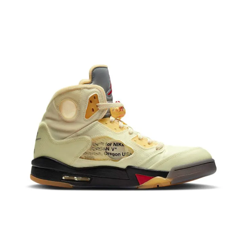 Jordan 5 Retro Off White Sail-1