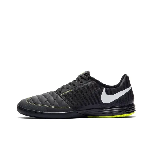 Nike Lunar Gato Soccer Shoes Men Low-Top Black/Green