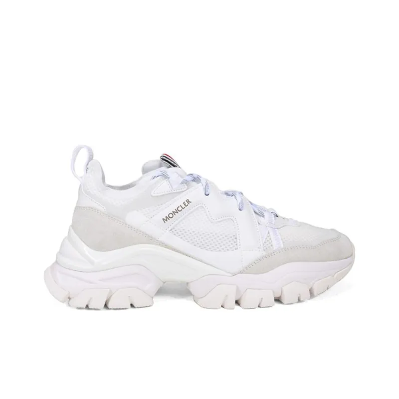 Moncler Breathable Low Top Sports Casual Shoes Men's White-1
