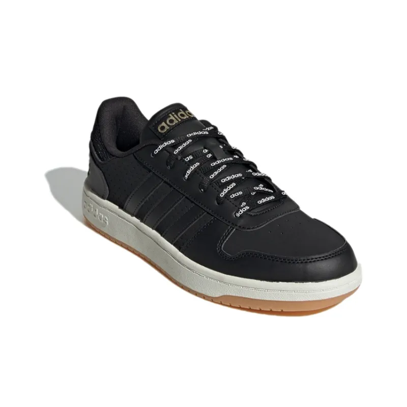 Hoops 2.0 Adidas Neo Mid 'Black White Tint Gum'-2