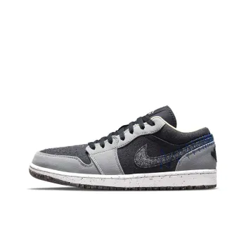 JORDAN 1 Low Se Crater Black Grey
