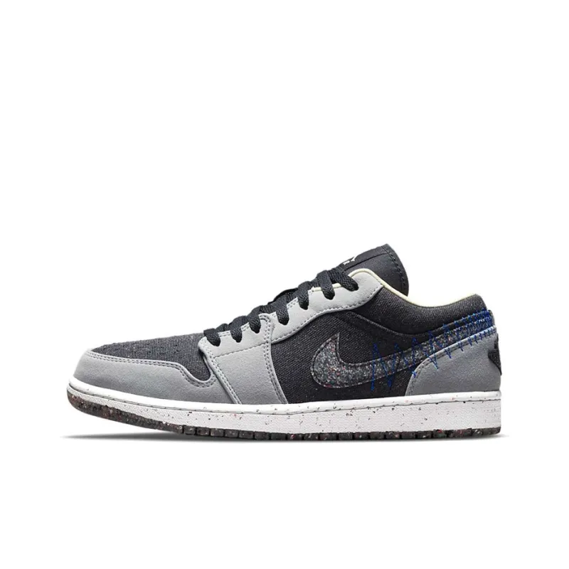 Jordan 1 Low Se Crater Black Grey-0