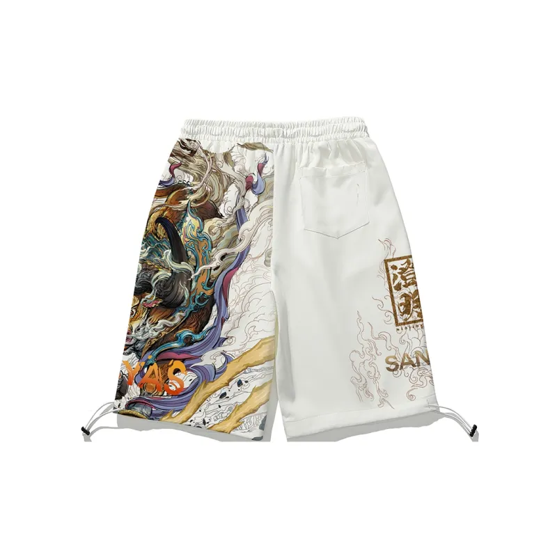 SANSYAS Casual Shorts Unisex-19
