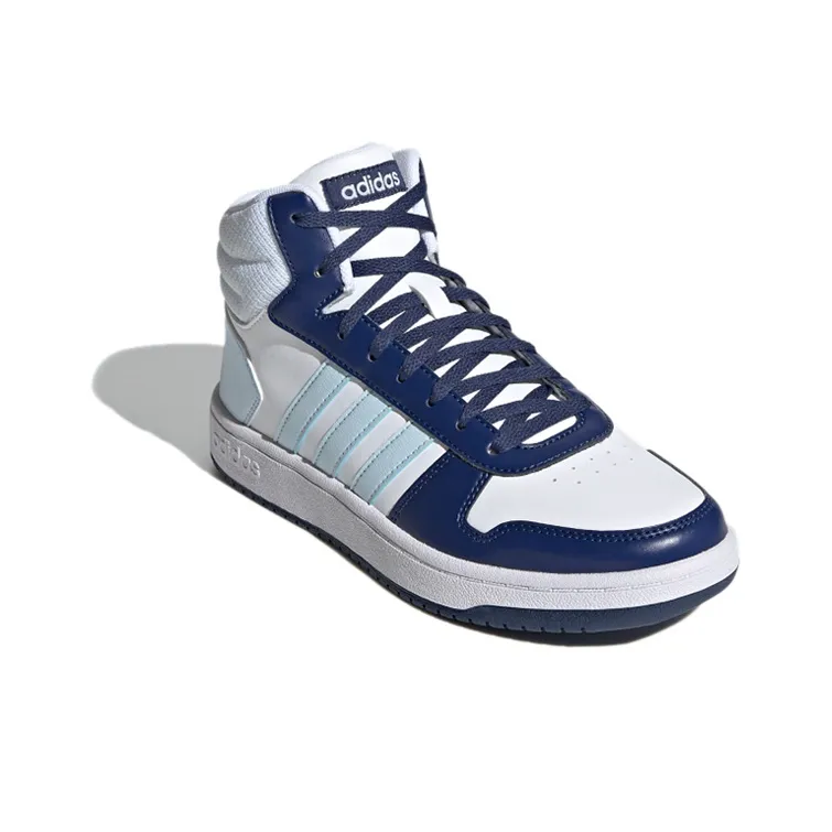 Adidas Neo Hoops 2.0 Mid 'White Blue' Women's-2