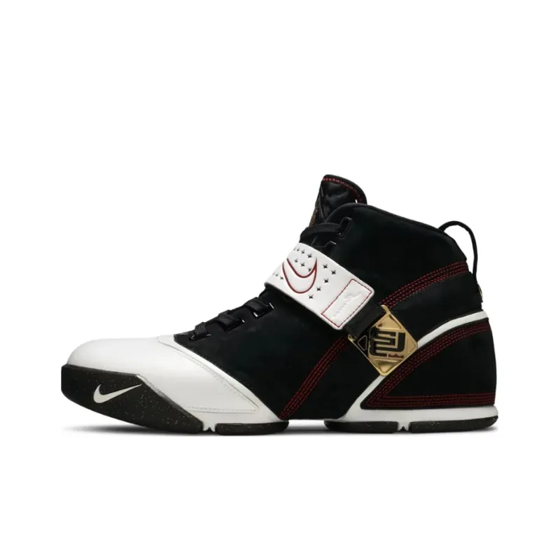 Nike LeBron 5 Black Crimson Black-0