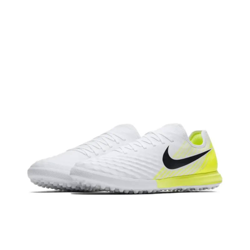 Nike MagistaX Finale II TF Soccer Shoes Men Low-Top White/Green-2