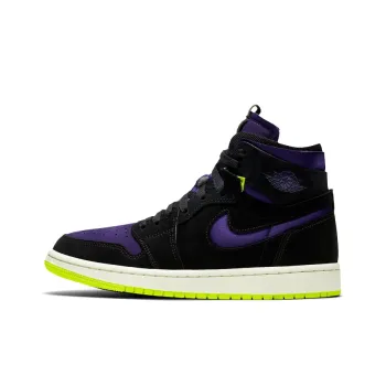 JORDAN 1 High Zoom Air Cmft Black Court Purple Lemon Venom Women's