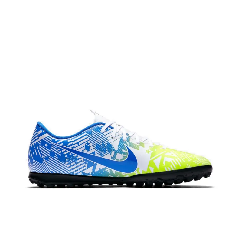 Nike Vapor 13 Club Njr Tf Turf White/Volt/Black/Racer Blue Yellow-1