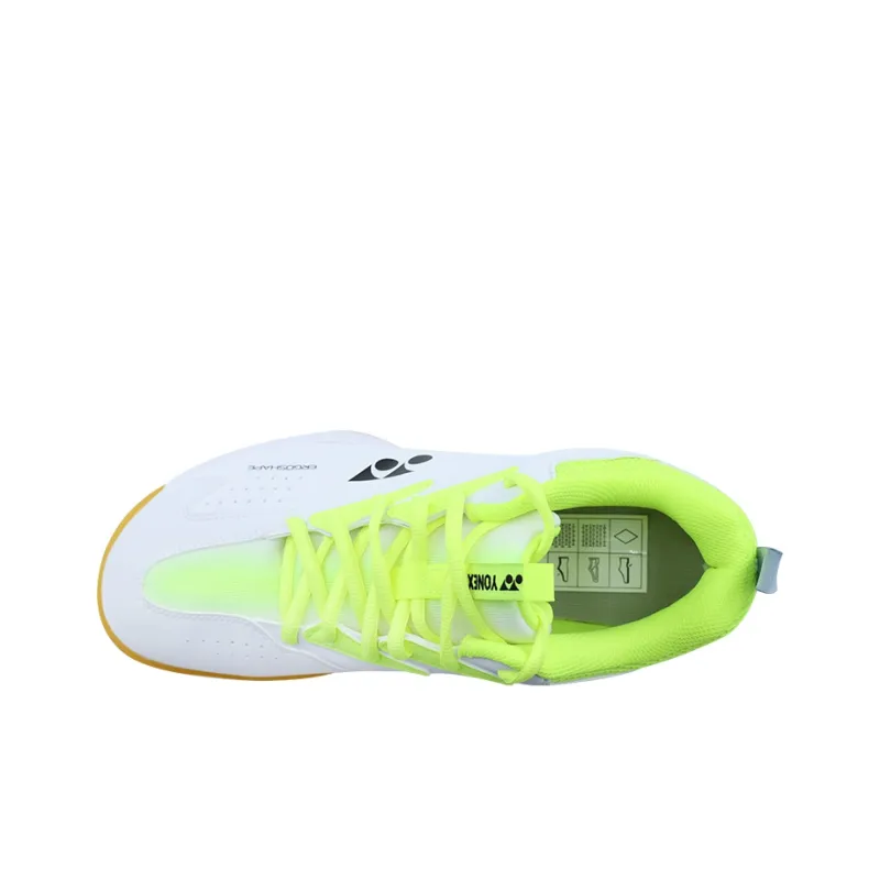 YONEX Power Cushion Badminton Shoes Unisex Low Top White/Yellow-2