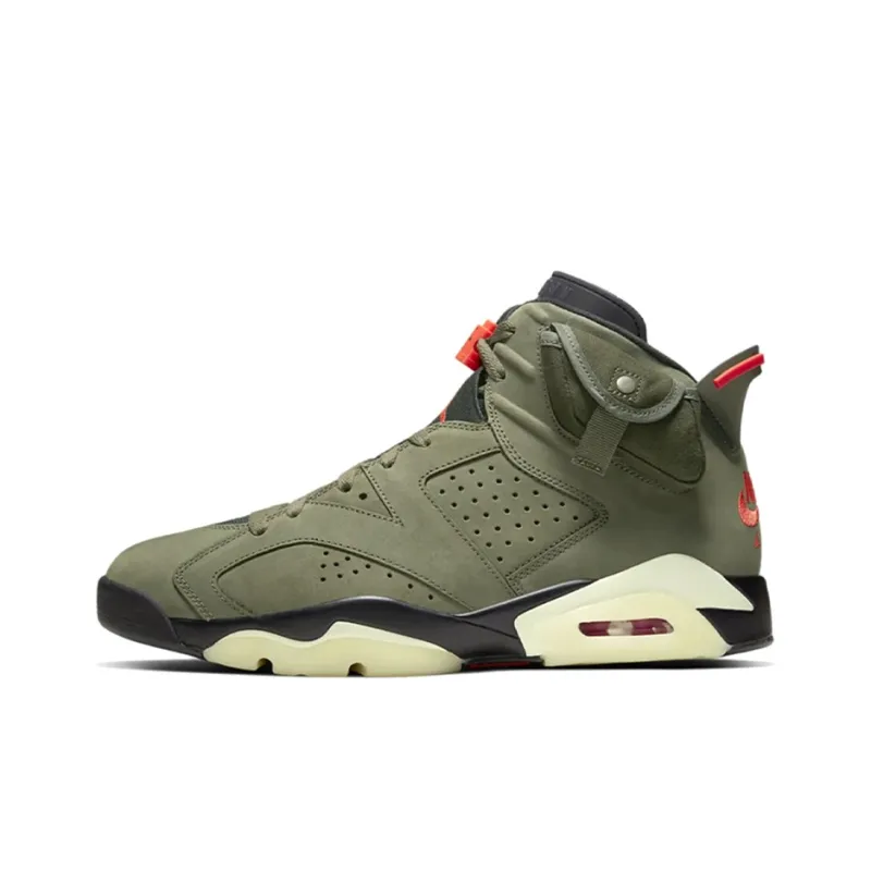 Travis Scott X Jordan 6 Retro Olive-0