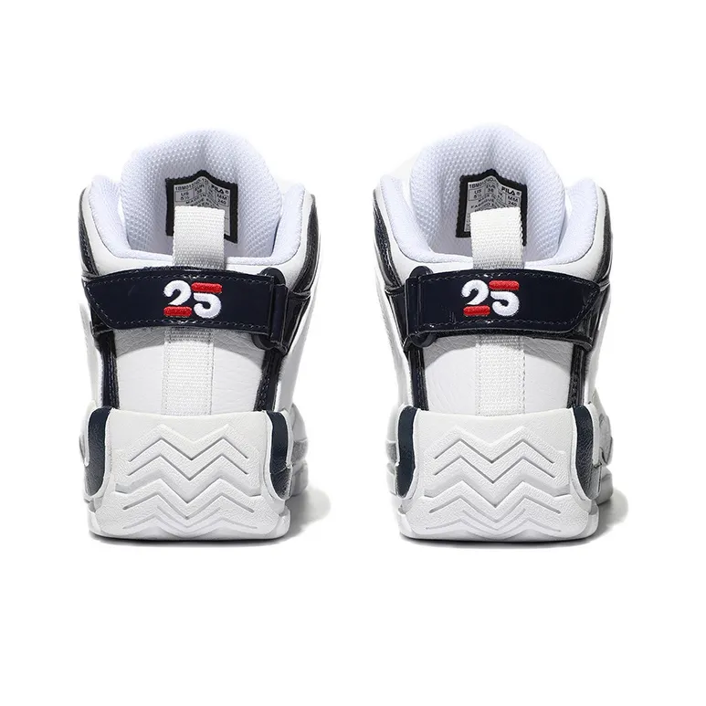 FILA Unisex High Top White/Blue-4