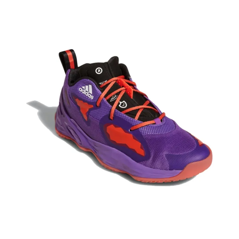 Adidas Exhibit A Low Top Vintage Basketball Shoes Men's Fuchsia-2