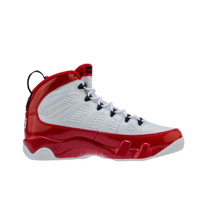 Jordan 9 Retro White Gym Red-1
