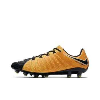 Nike Hypervenom Phantom 3 AG Rubber Short Studs Cushioning Anti-Slip And Wear-Resistant Soccer Shoes Men's Black Yellow