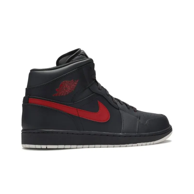 Jordan 1 Retro Mid Anthracite Gym Red-3