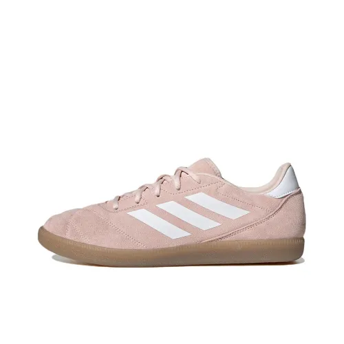 Adidas Court Soccer Shoes Men Low-Top Pink/White